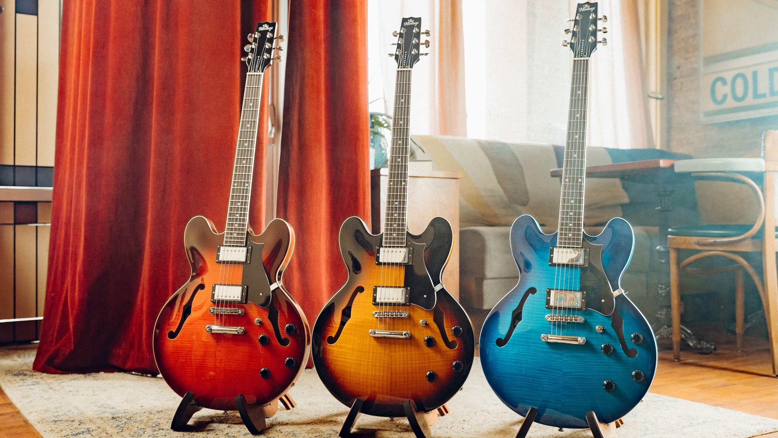 3 Heritage Ascent+ Guitars