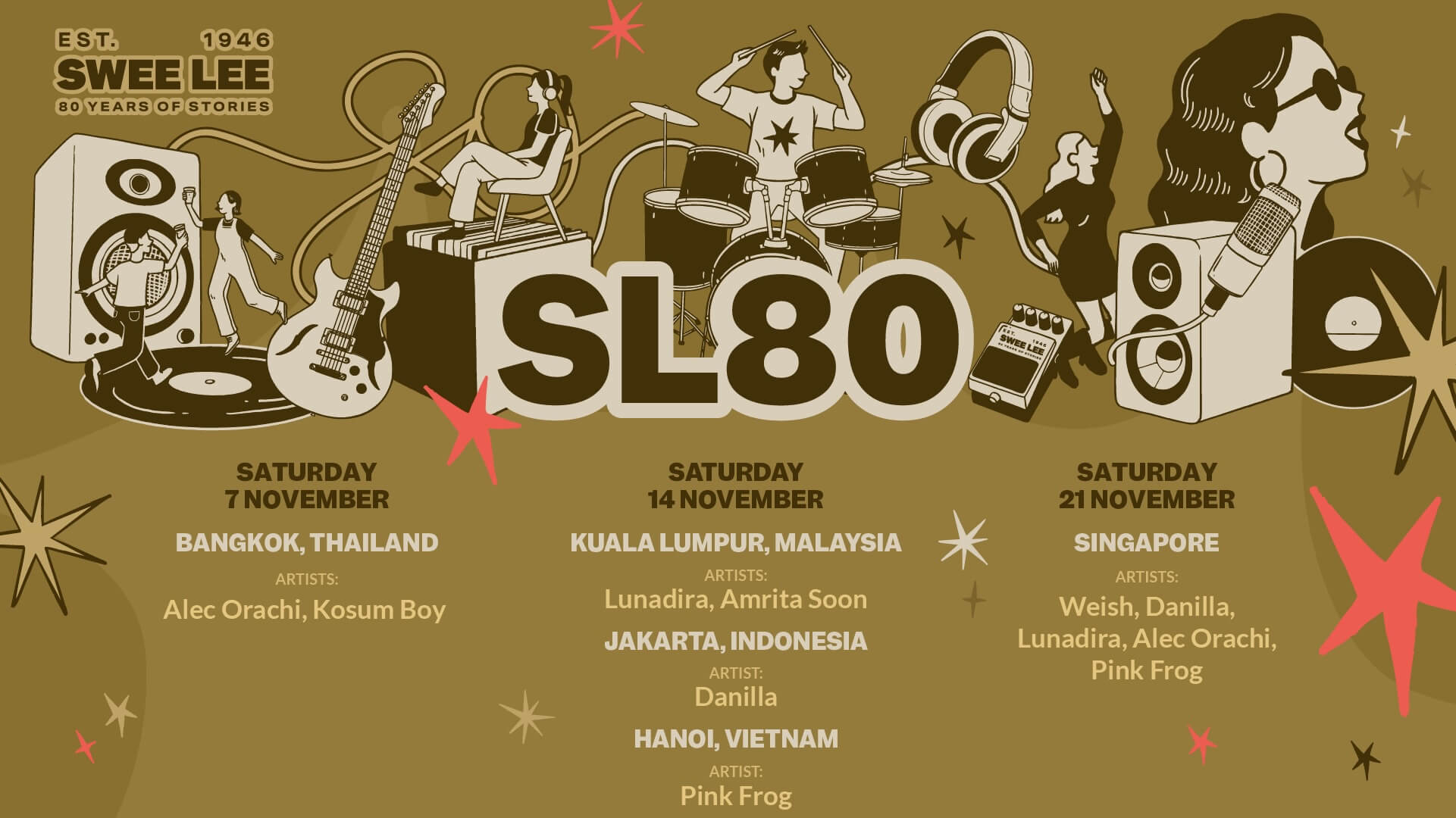SL80 Swee Lee 80th Anniversary Event Poster